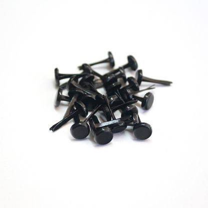 Picture of 6mm Black - Plain Brads