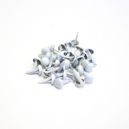 Picture of 4mm White - Plain Brads