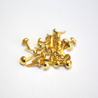 Picture of 4mm Gold - Plain Brads