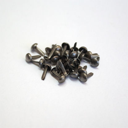 Picture of 4mm Pewter - Plain Brads