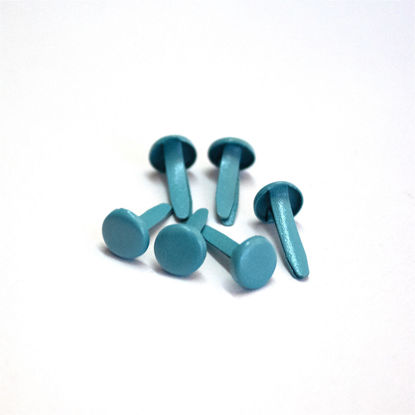 Picture of 8mm Light Aqua - Plain Brads