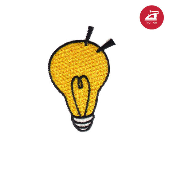 Picture of 30439 - Lightbulb Iron-on Patch