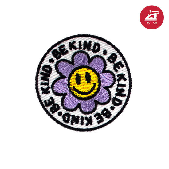 Picture of 30444 - Be Kind White Iron-on Patch