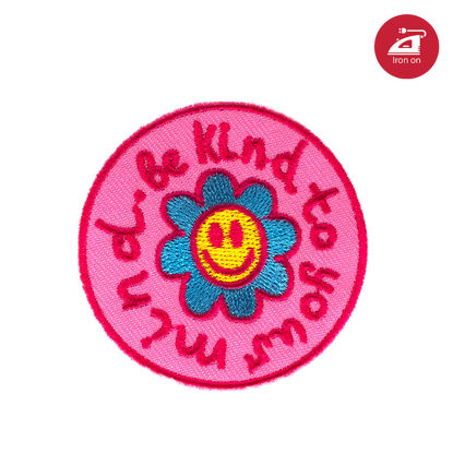 Picture of 30449 - Be Kind Pink Iron-on Patch