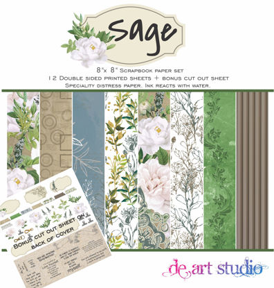 Picture of Sage 8"X8" Paper Pack