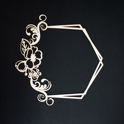 Picture of Flower Hexagon Frame