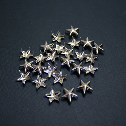 Picture of 8mm Silver - Stars Brads