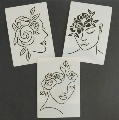 Picture of Painted Ladies Stencil set - A5