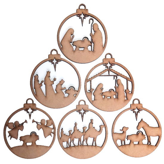 Picture of Nativity Bubble Set - 6pcs