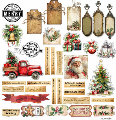 Picture of Vintage Christmas Cutout Sheet