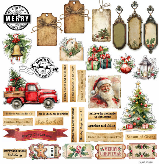 Picture of Vintage Christmas Cutout Sheet