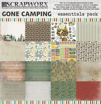 Picture of Gone Camping - Essentials Pack (30.5cm x 30.5cm)