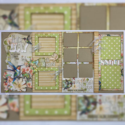 Picture of Hummingbirds Double Page Scrapbooking Kit - Michelle Van Wyk