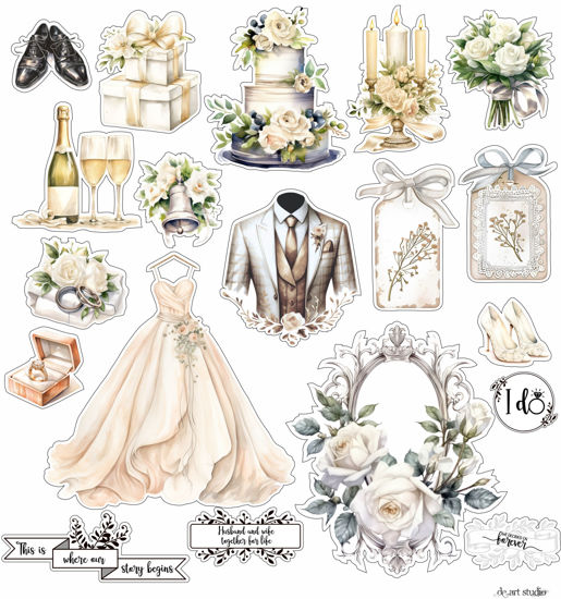Picture of Wedding Cutout Sheet