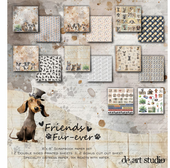 Picture of Friends Fur-ever 8"X8" Paper Pack