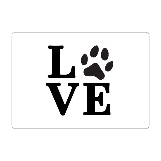 Picture of Friends fur-ever - Paw Love A4 - Stencil