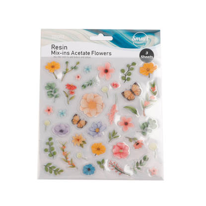 Picture of Resin Mix-ins Acetate Flowers