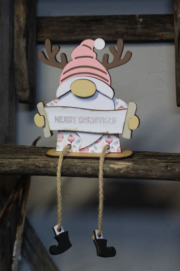 Picture of Reindeer Gnome - Pink