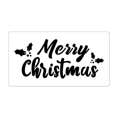 Picture of Merry Christmas Stencil - 21x11cm