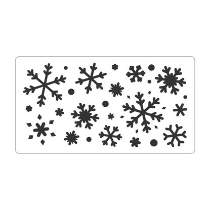 Picture of Snowflakes Stencil - 21x11cm