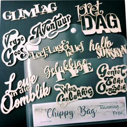 Picture of Roaming Free - Chippy Bag (Afrikaans)