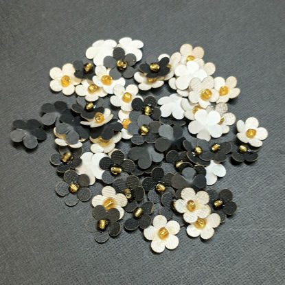 Picture of Loose Flower Pack - Black & White