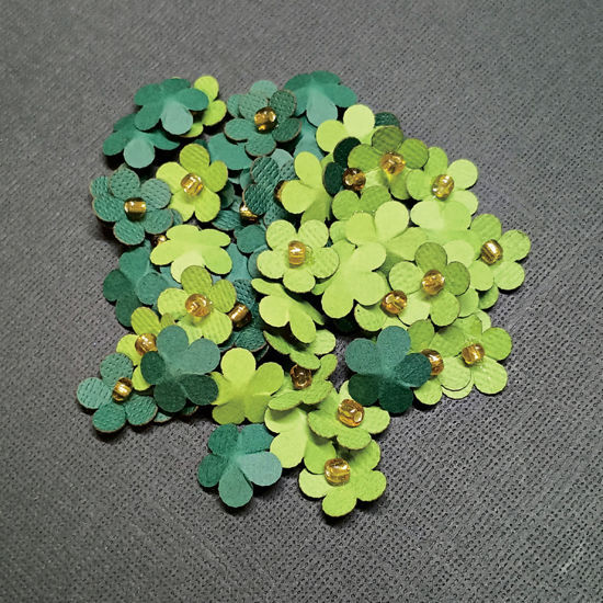Picture of Loose Flower Pack - Dark & Light Green