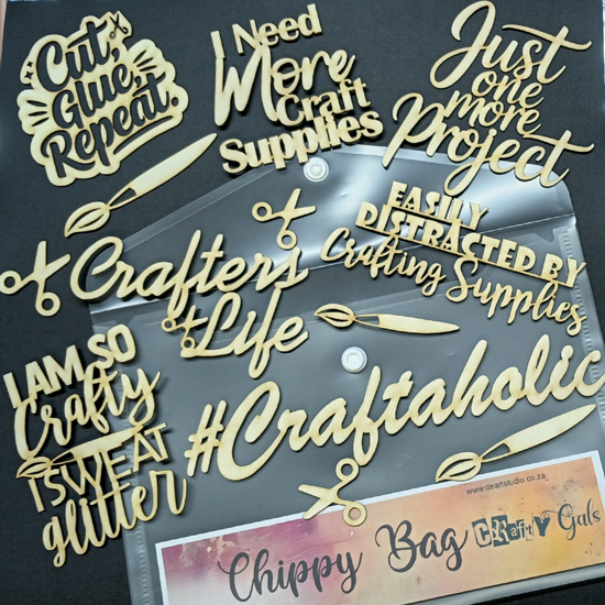 Picture of Crafty Gals - ENG - Chippy Bag