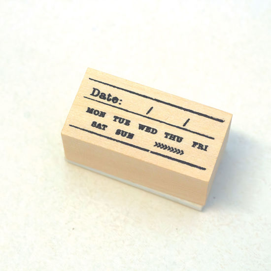 Picture of Date - Wooden Stamp