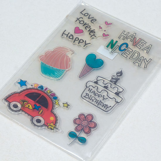 Picture of Red Taxi - Clear Stamp