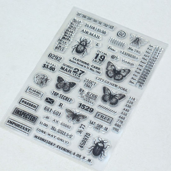 Picture of Butterfly Codes - Clear Stamp