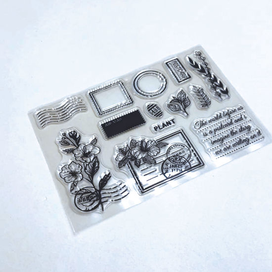 Picture of Floral Post - Clear Stamp