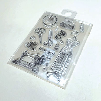 Picture of Sewing - Clear Stamp