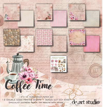 Picture of Coffee Time 12"x12" Paper Pack