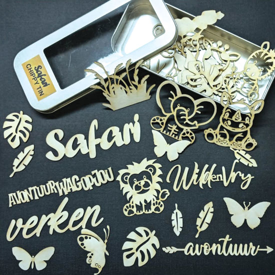Picture of Safari - Chippy Tin - Afrikaans