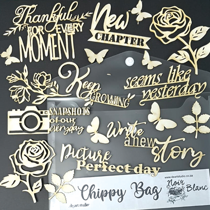 Picture of Noir & Blanc Chippy Bag -ENG