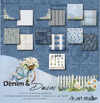 Picture of Denim & Daisies 12"x12" Paper Pack