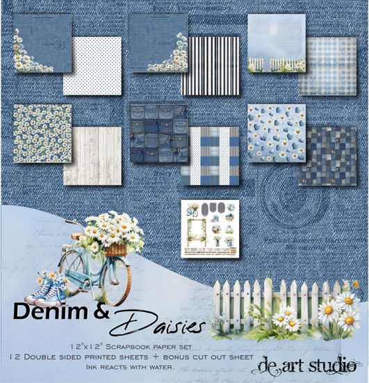 Picture of Denim & Daisies 12"x12" Paper Pack