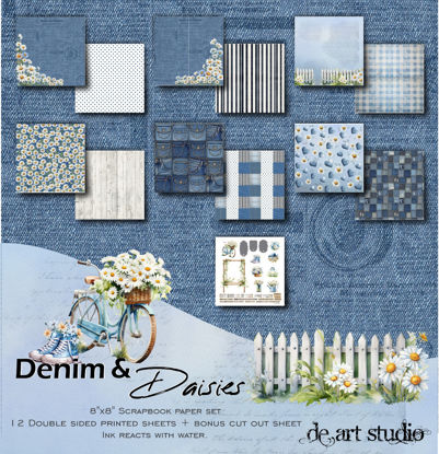 Picture of Denim & Daisies 8"X8" Paper Pack