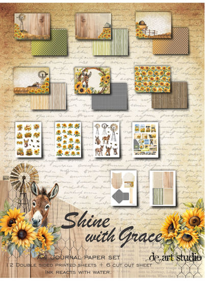 Picture of Shine with Grace A4 Journal Pack - 18 pages